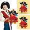 Pirate Piñata - Pirate Parrot Piñata with Blindfold and Bat for Boys' Birthday Party Adventure Theme Decorations